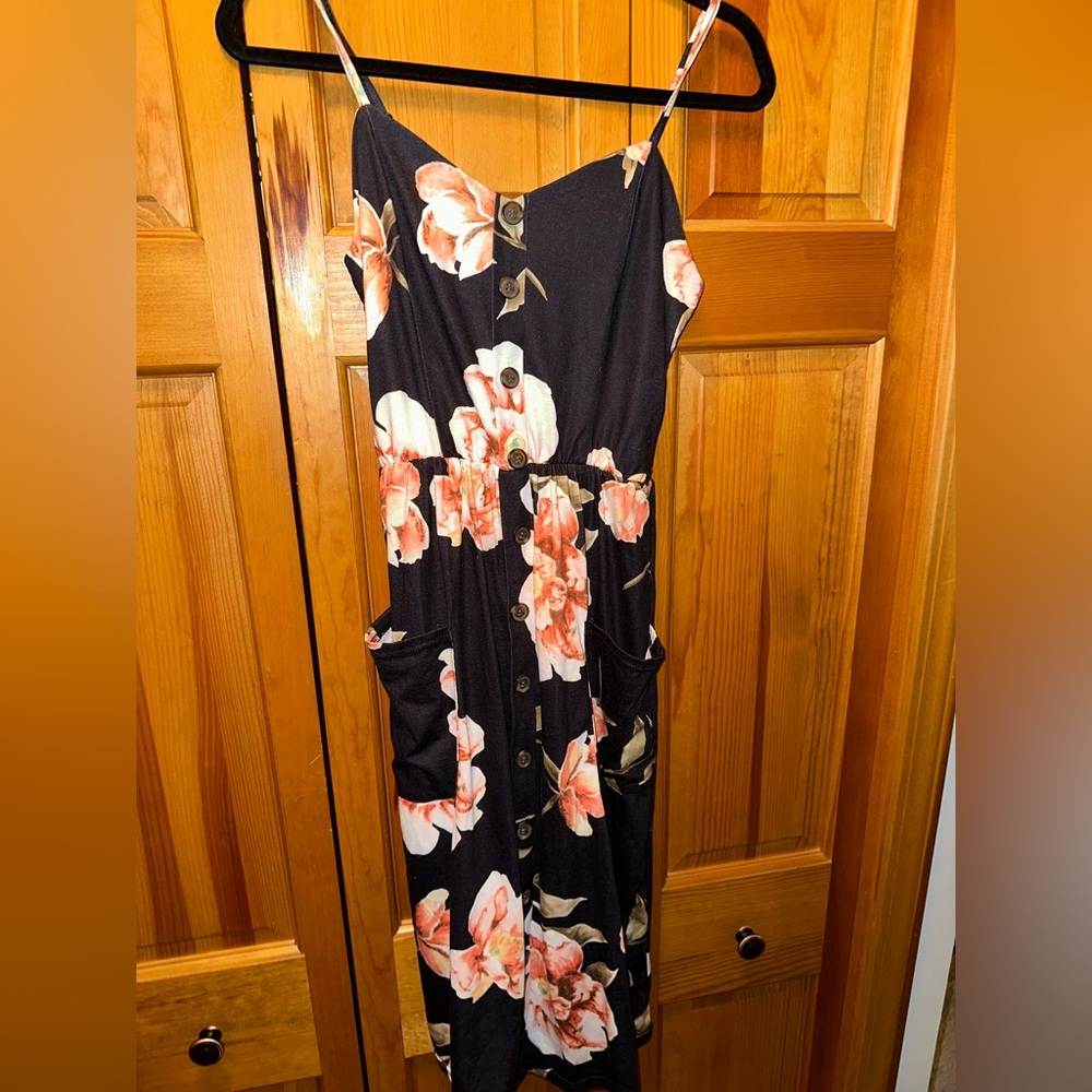 Orange and White One Shoulder Sundress for Cocktail